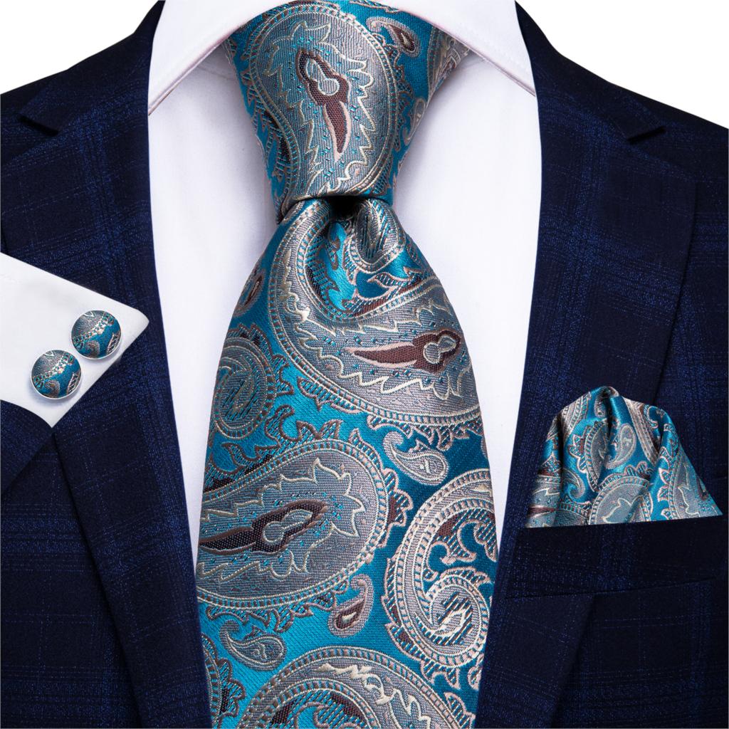 Blue Fashion Business Tie Set