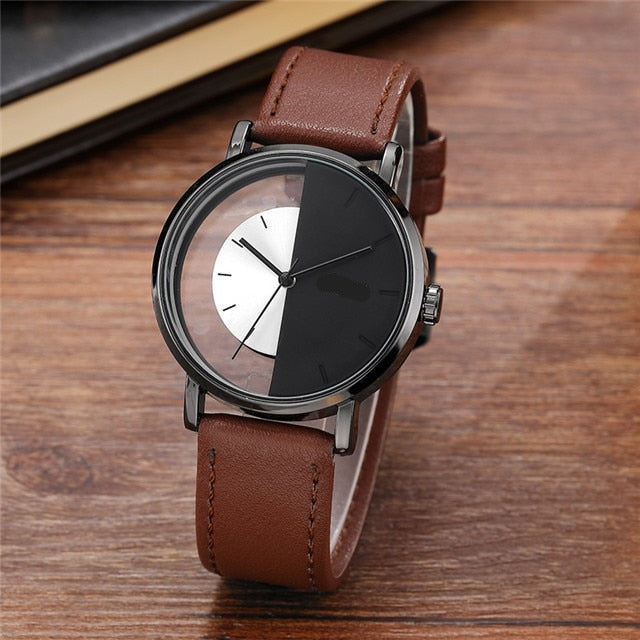 Creative Half Transparent Watch