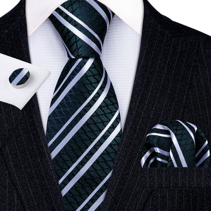 Striped Silk Tie Set