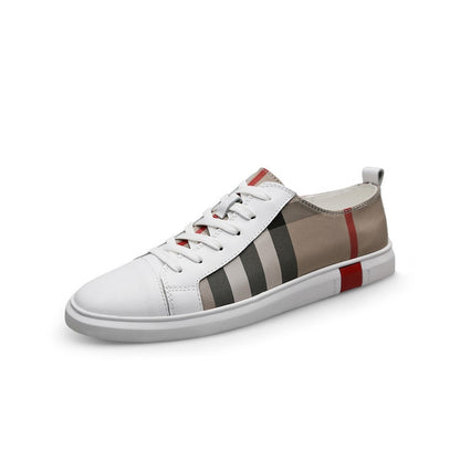 Mens Genuine Leather Sneakers