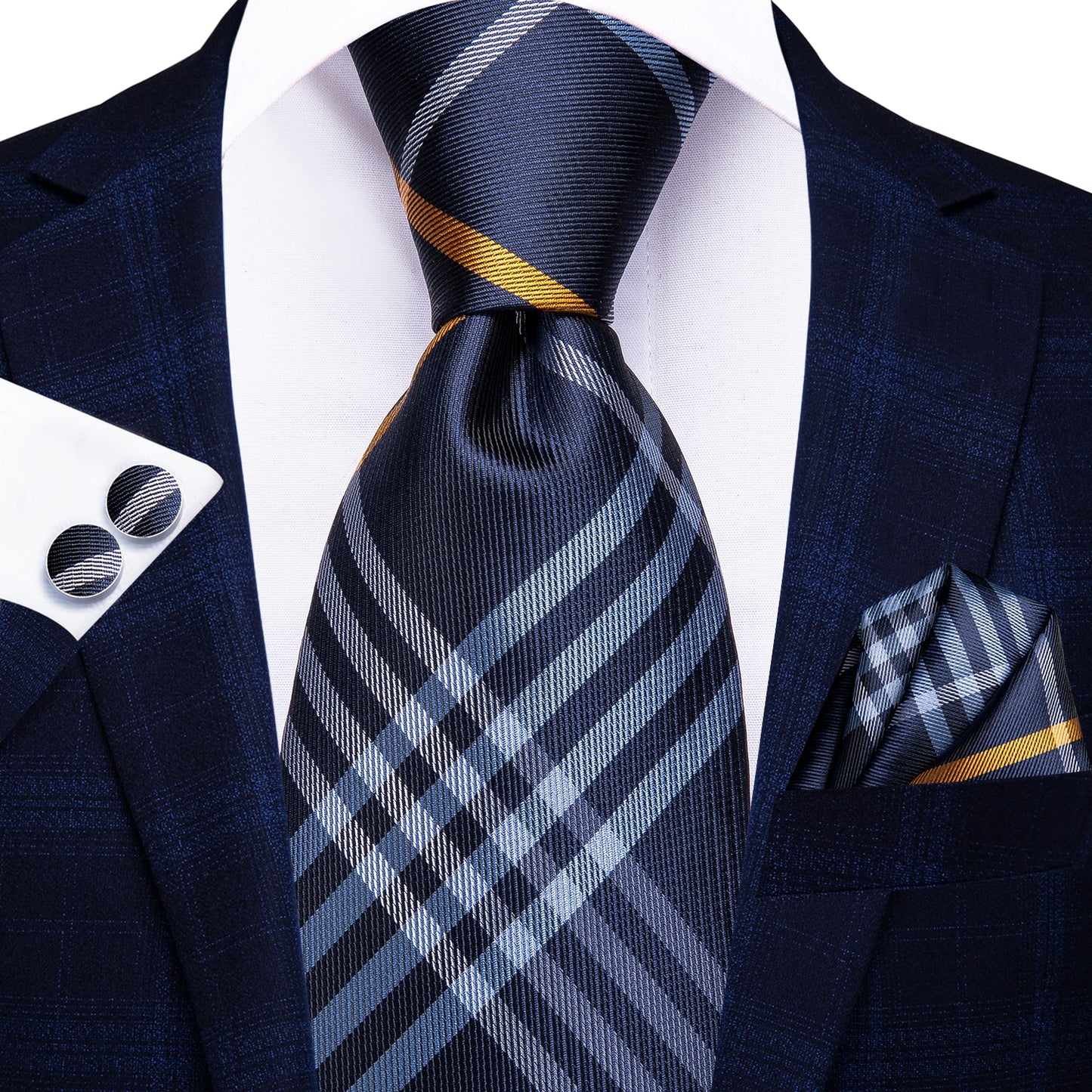 Business Classic Solid Neck Tie