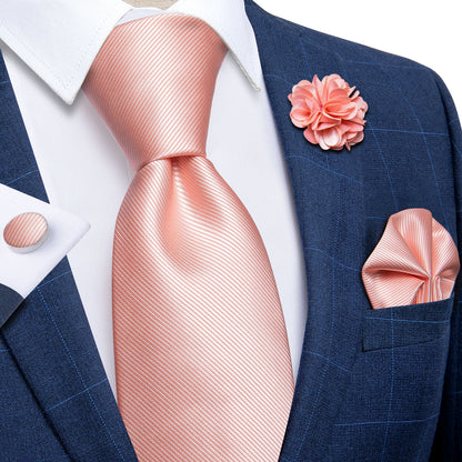 Tie Pocket Square Cufflinks Set