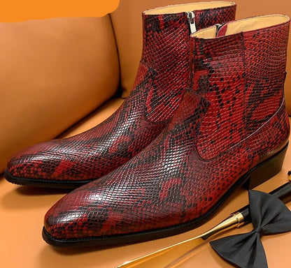 Mens Python Boots