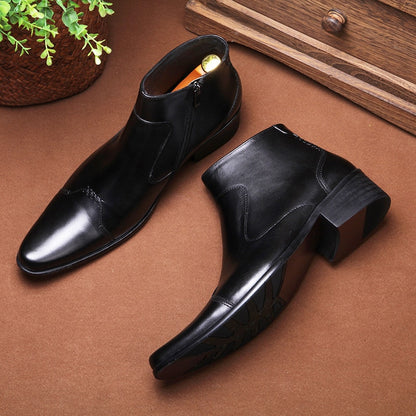 Luxury Mens Genuine Leather Boots