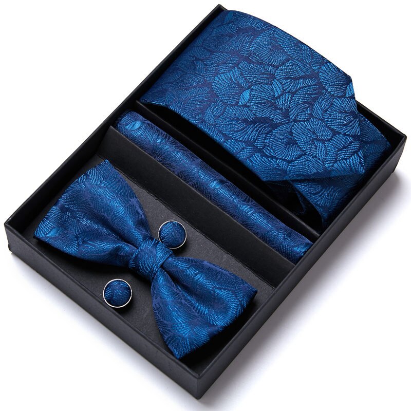 Gift Box Floral Necktie Set