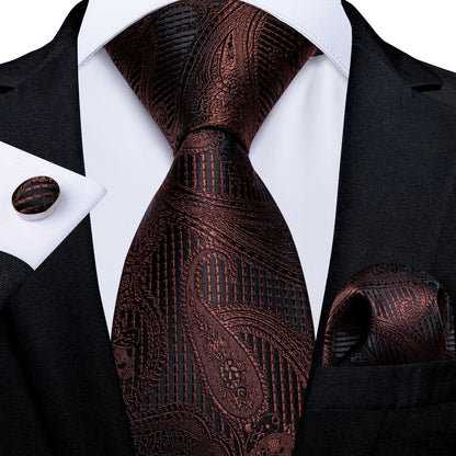 Luxury Business Paisley Tie Set