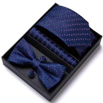 Gift Box Floral Necktie Set