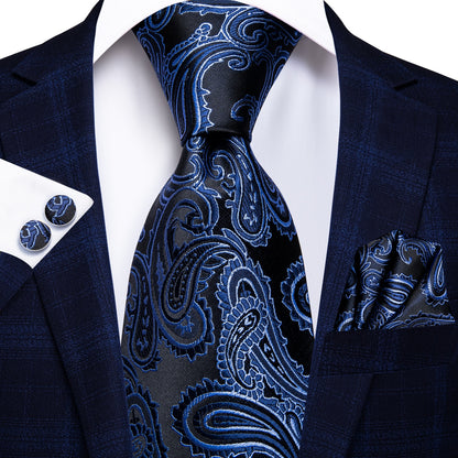 Blue Fashion Business Tie Set