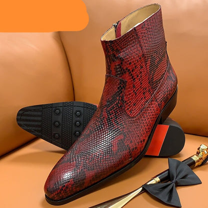 Mens Python Boots