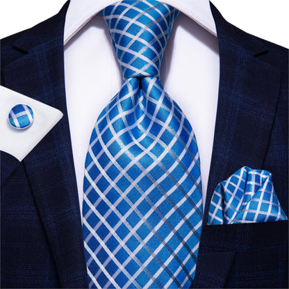 Blue Fashion Business Tie Set