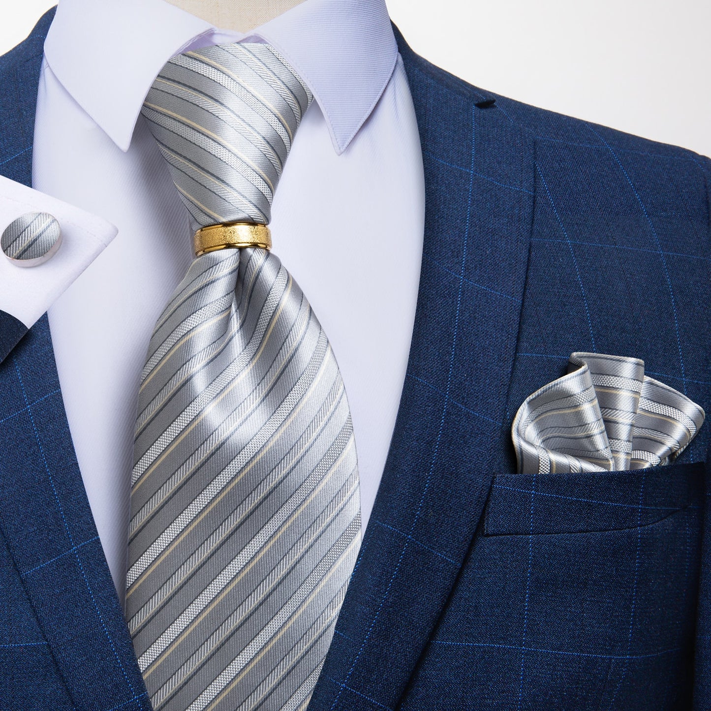 Luxury Striped Ties Set