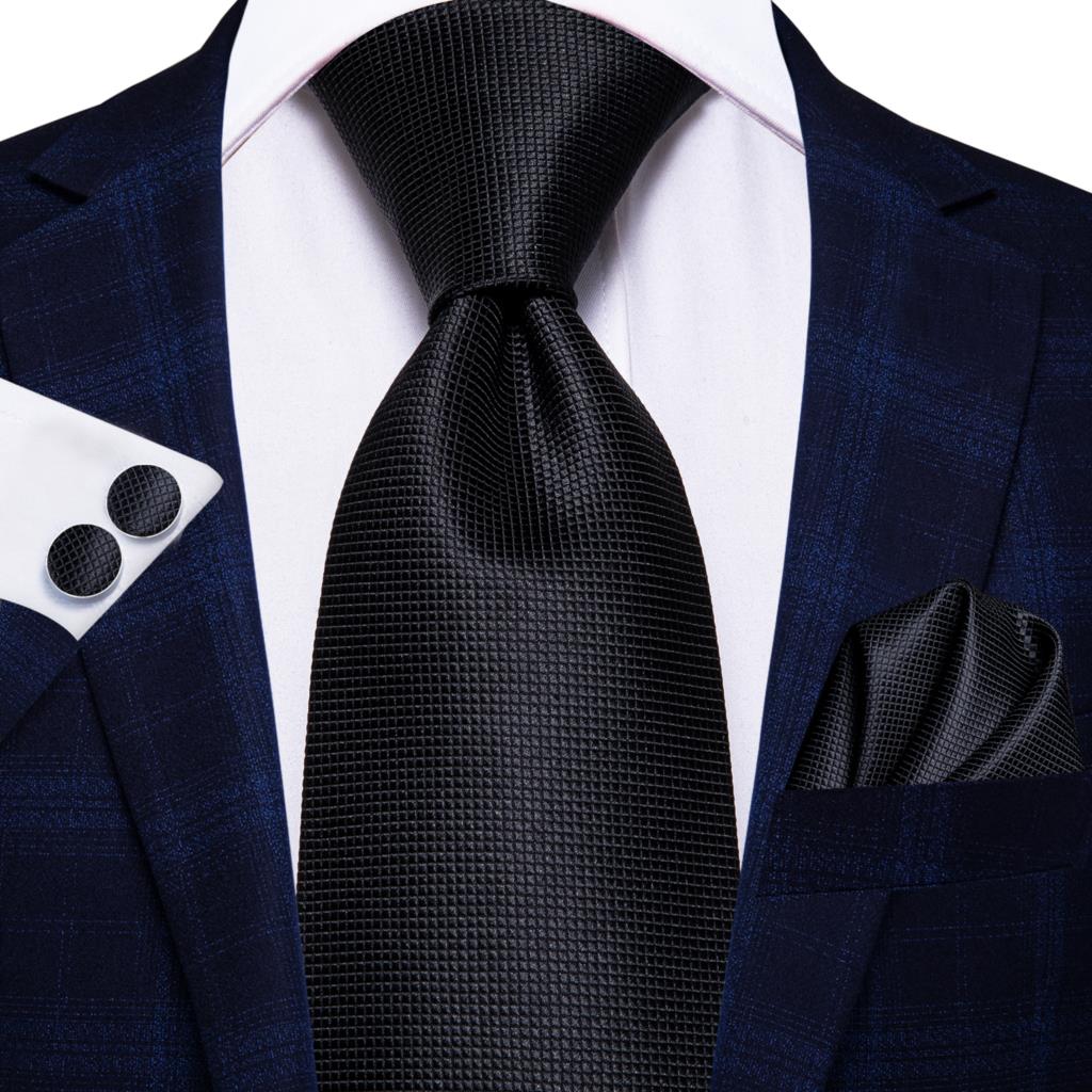 Plaid Silk Tie Set