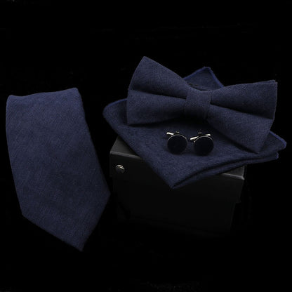 Fashion Solid Necktie Set