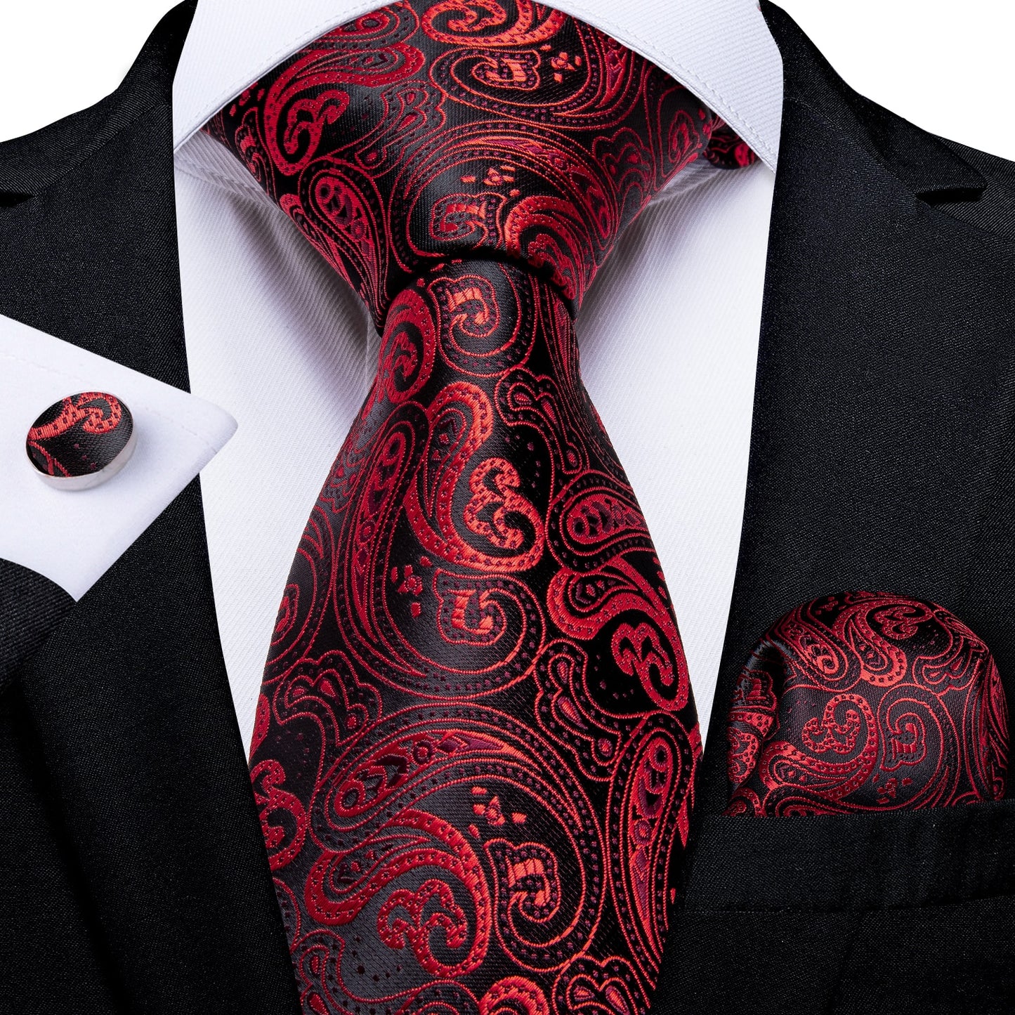 Luxury Business Paisley Tie Set