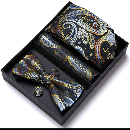 Gift Box Floral Necktie Set