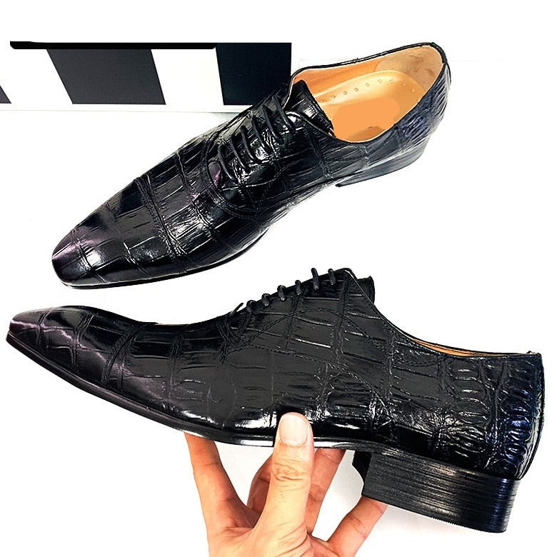 Italian Crocodile Pattern Shoes