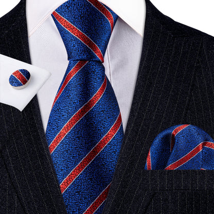 Striped Silk Tie Set