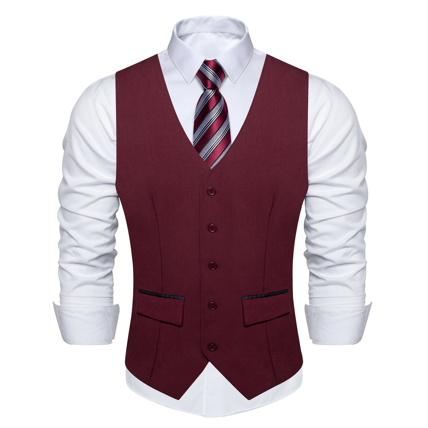 Slim Fit V-neck Vest