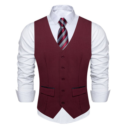 Slim Fit V-neck Vest