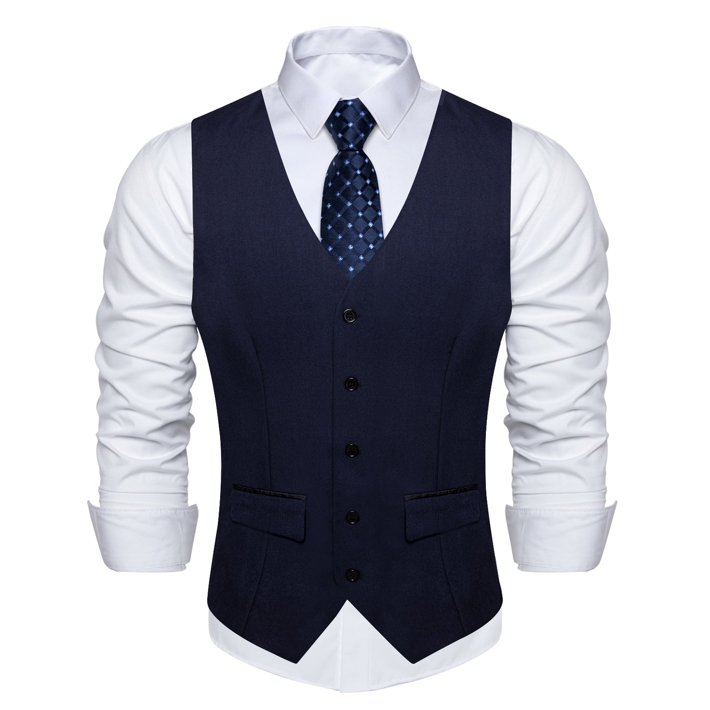 Slim Fit V-neck Vest