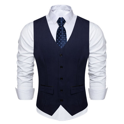 Slim Fit V-neck Vest