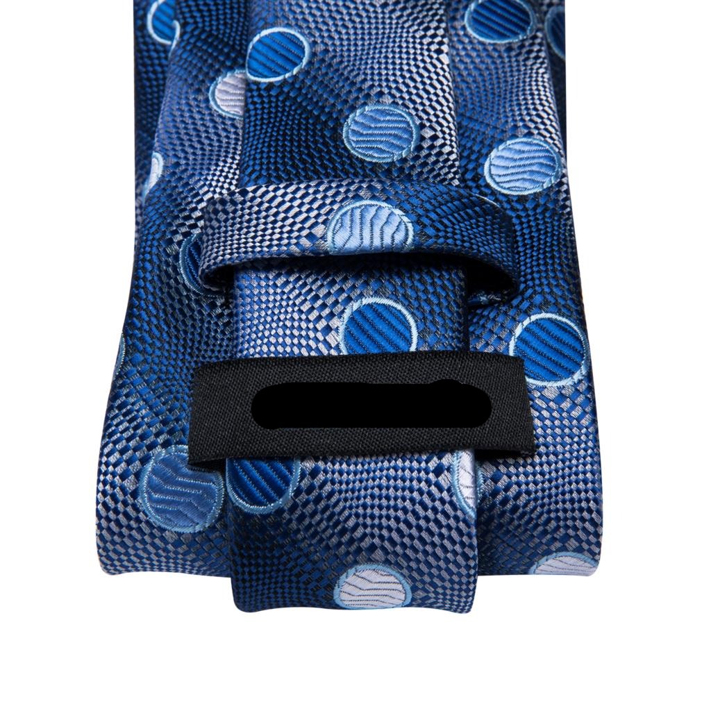 Royal Blue Dot Tie Set