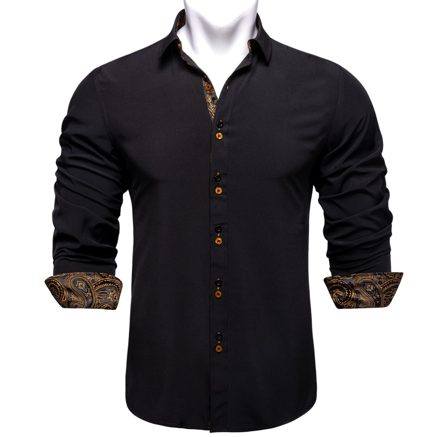 Solid Long Sleeve Dress Shirt