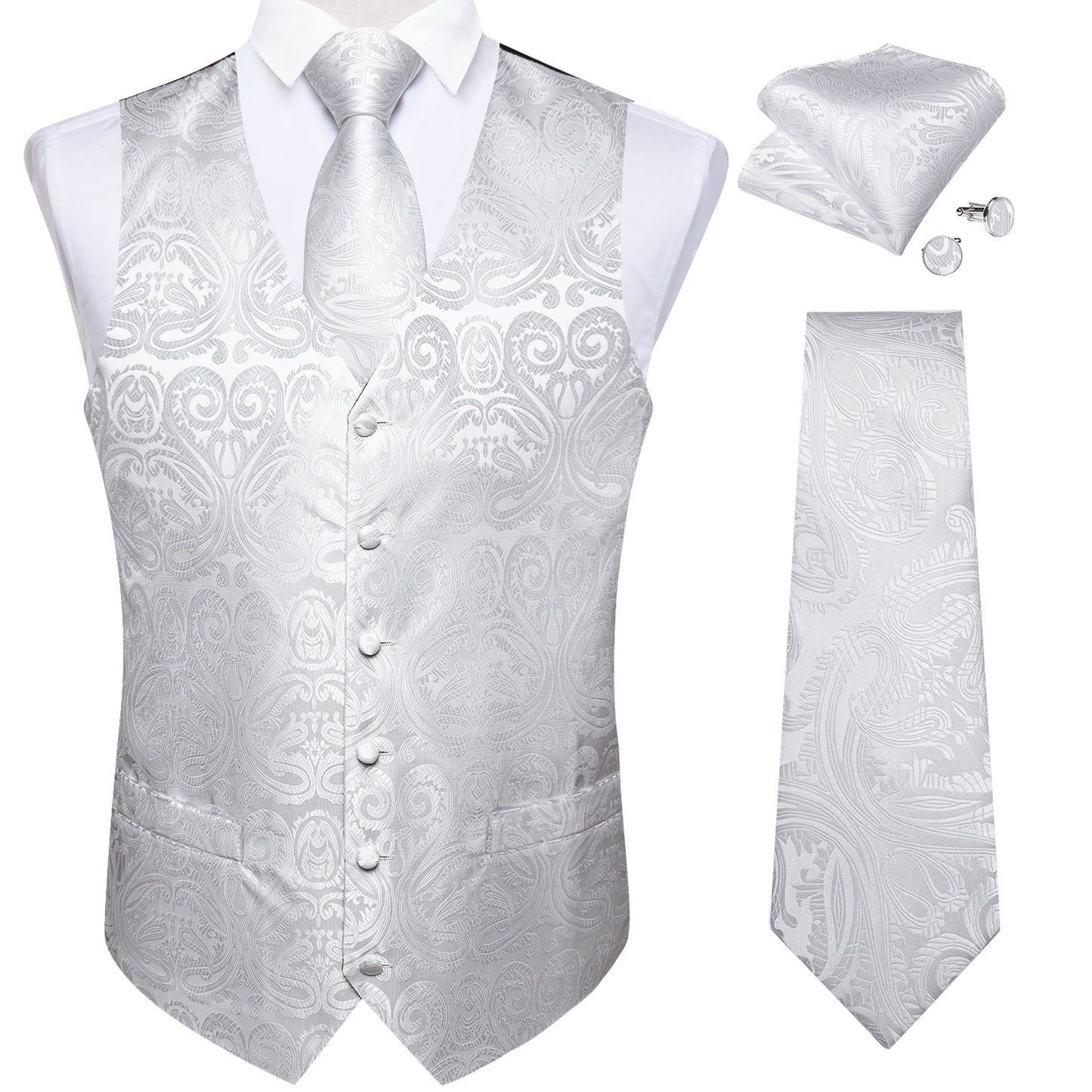 Classic Suit Vest Tie Set