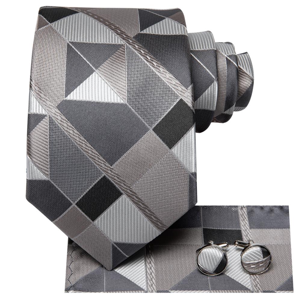 Grey Novelty Ties Set