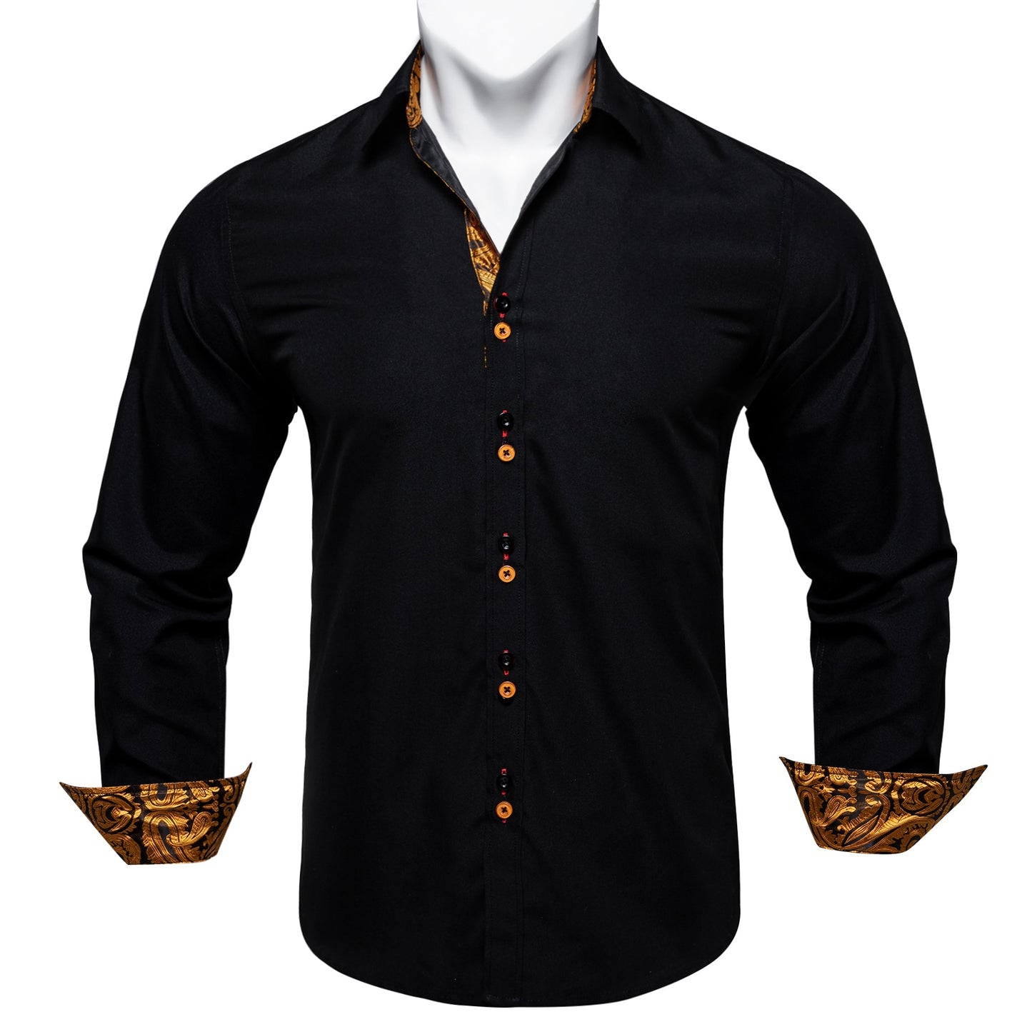 Solid Long Sleeve Dress Shirt