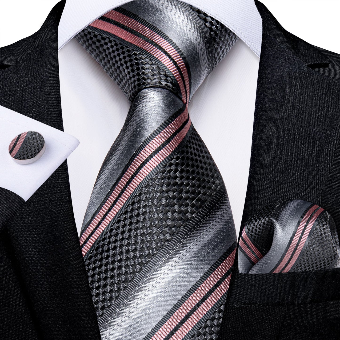 Fashion Striped Tie Set