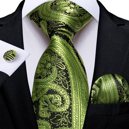 Luxury Business Paisley Tie Set