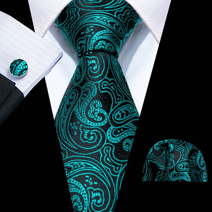 Floral Silk Tie Hanky Set