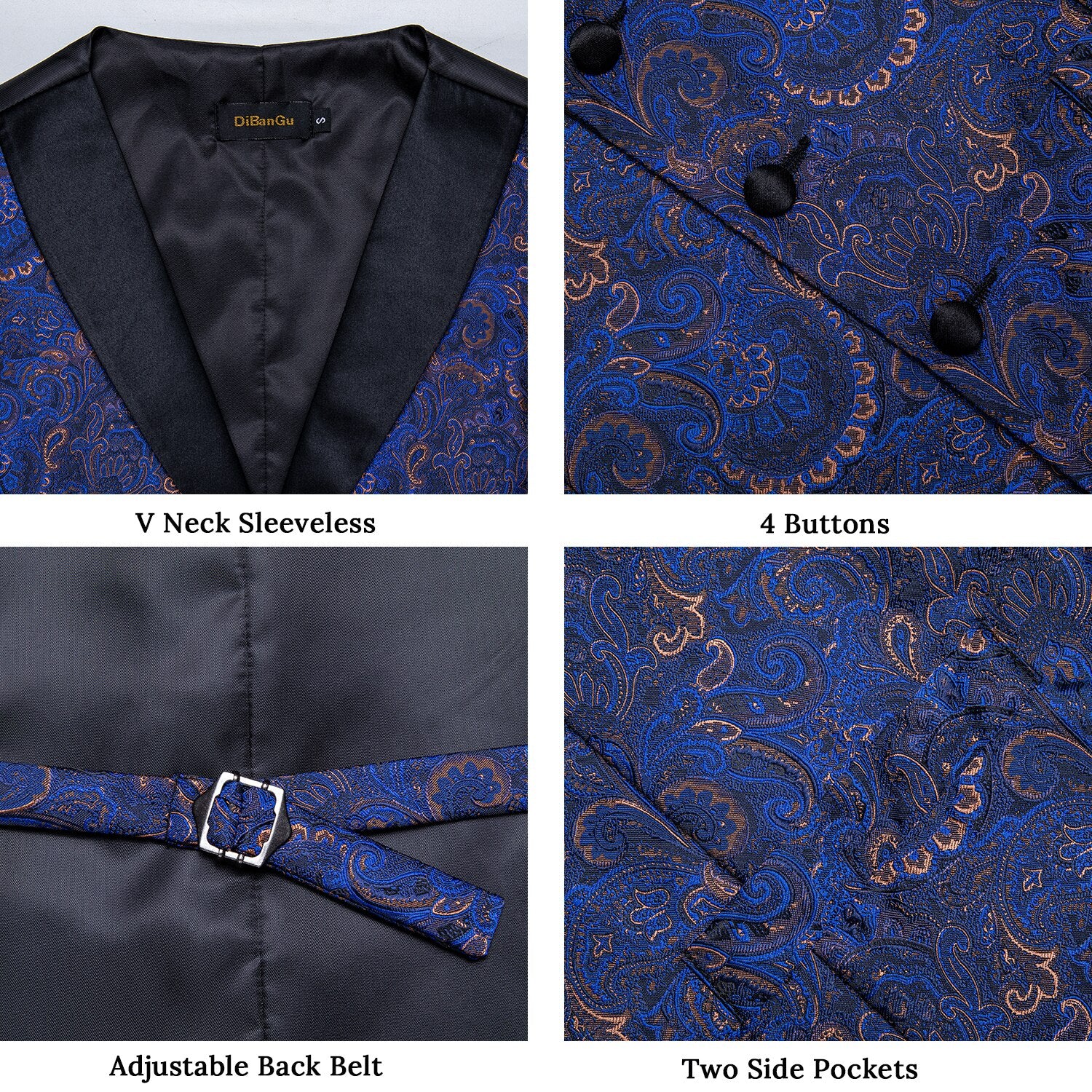 Paisley Suit Vest Set