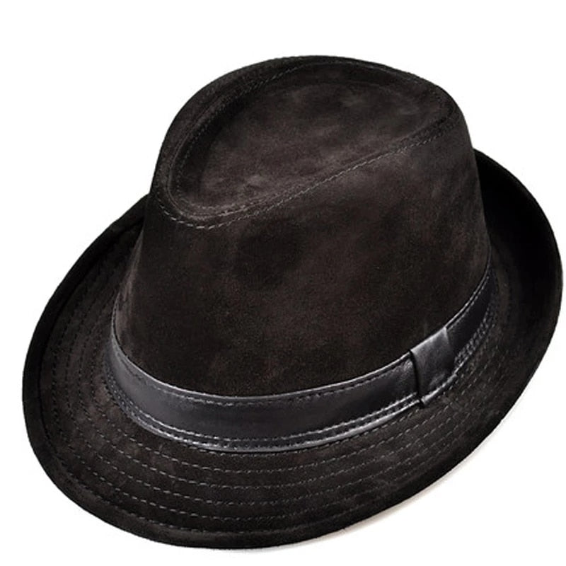 Suede Leather Cowboy Hat