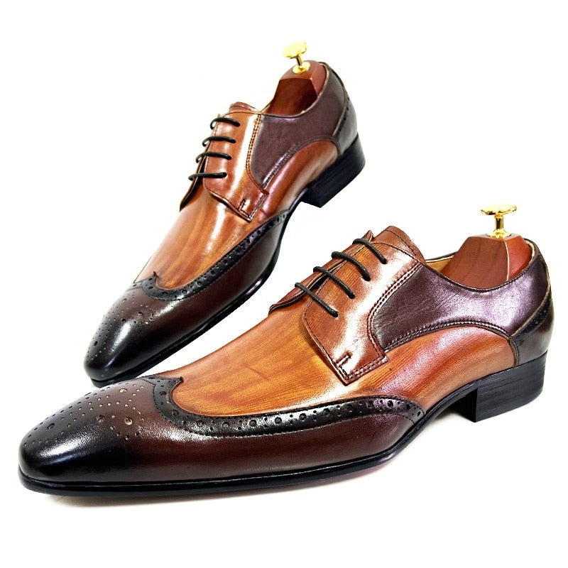 Luxury Brand Men's Leather Shoes