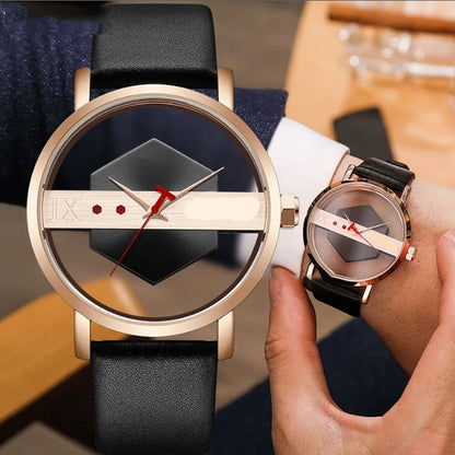 Creative Half Transparent Watch