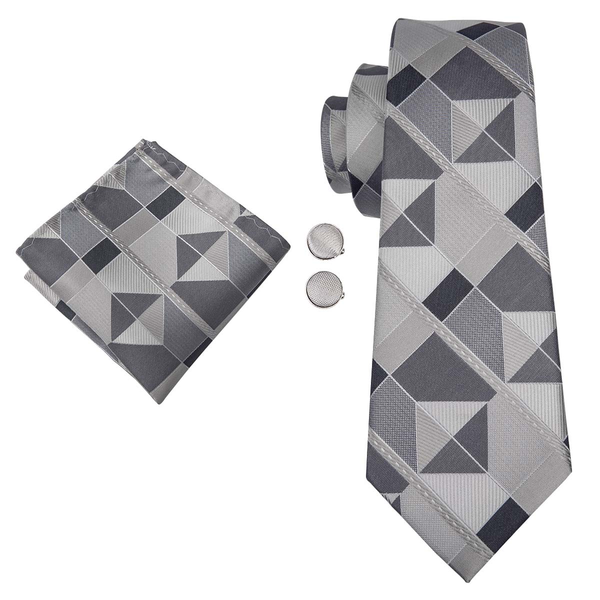 Grey Novelty Ties Set