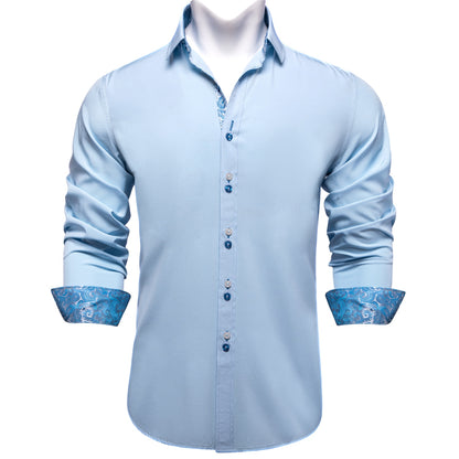 Solid Long Sleeve Dress Shirt