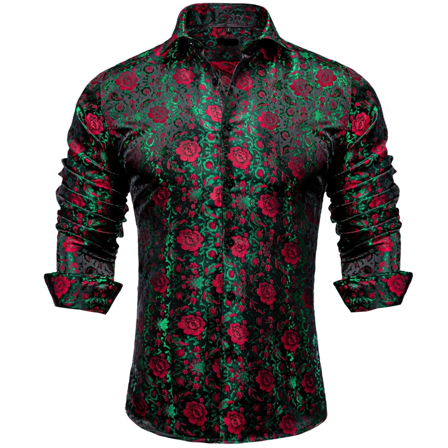 Mens Long Sleeve Paisley Dress Shirts