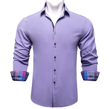 Solid Long Sleeve Dress Shirt