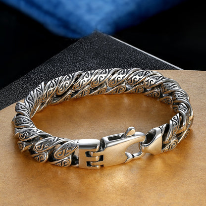 Tang Grass Pattern Bracelet