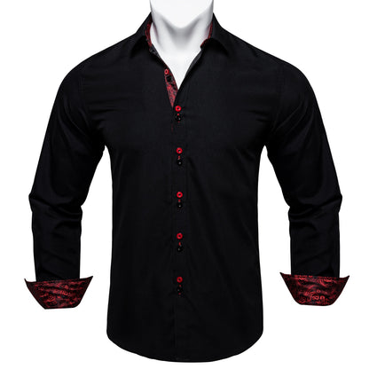 Solid Long Sleeve Dress Shirt