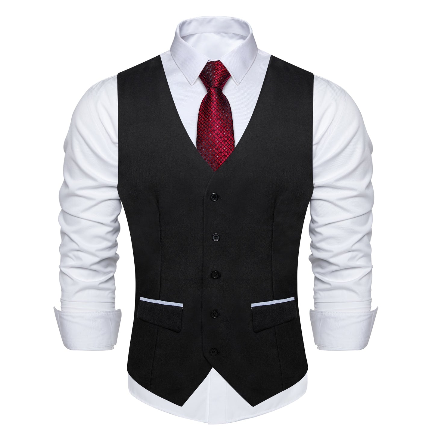 Slim Fit V-neck Vest