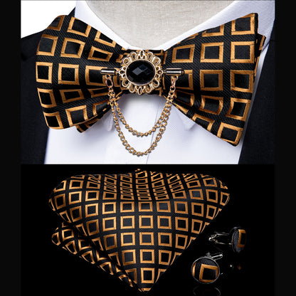 Exqusite Mens Self-tie Bowties Set