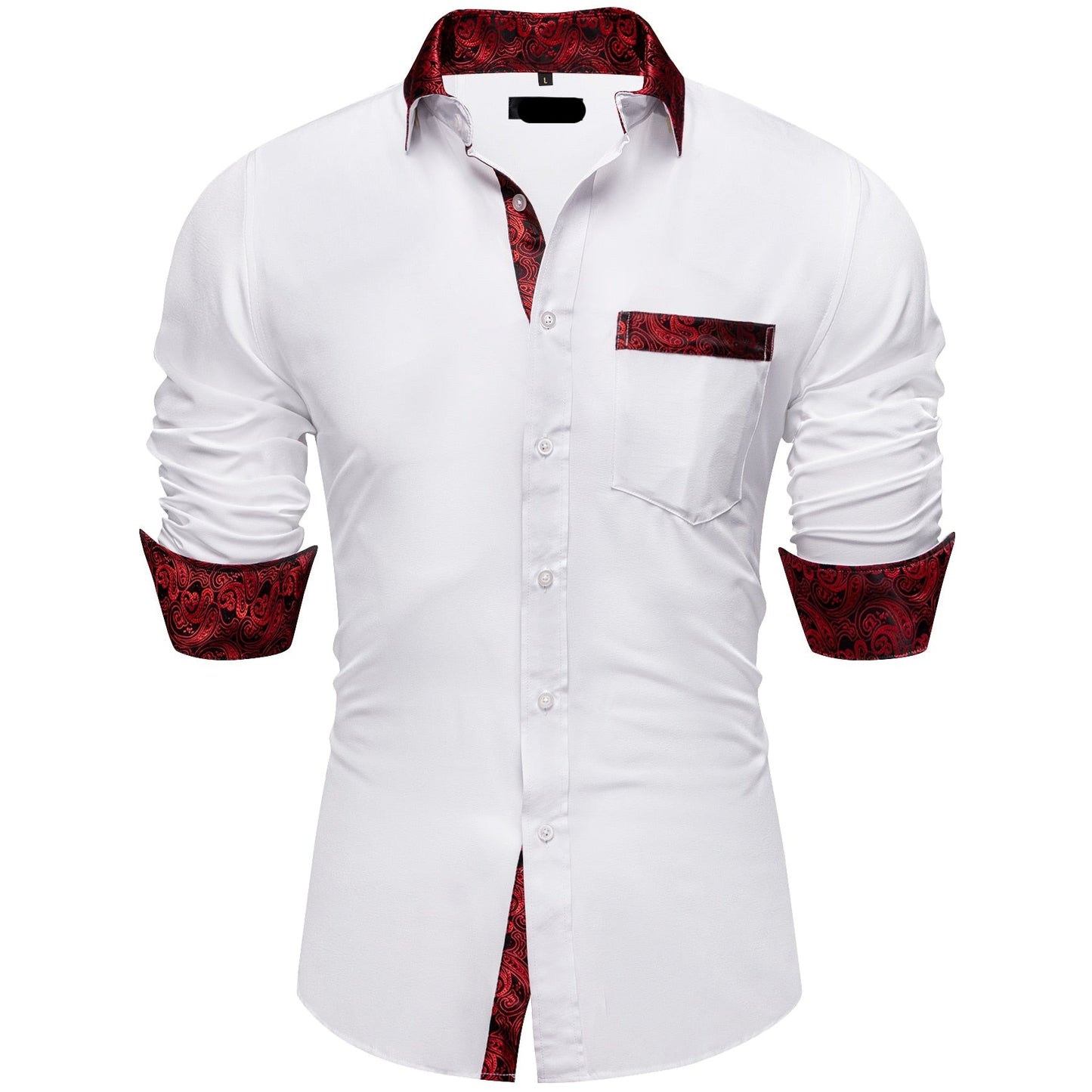 Mens Dress Shirt Long Sleeve