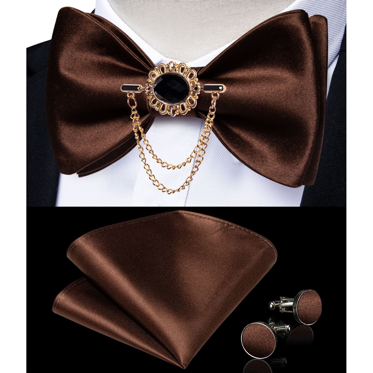 Exqusite Mens Self-tie Bowties Set