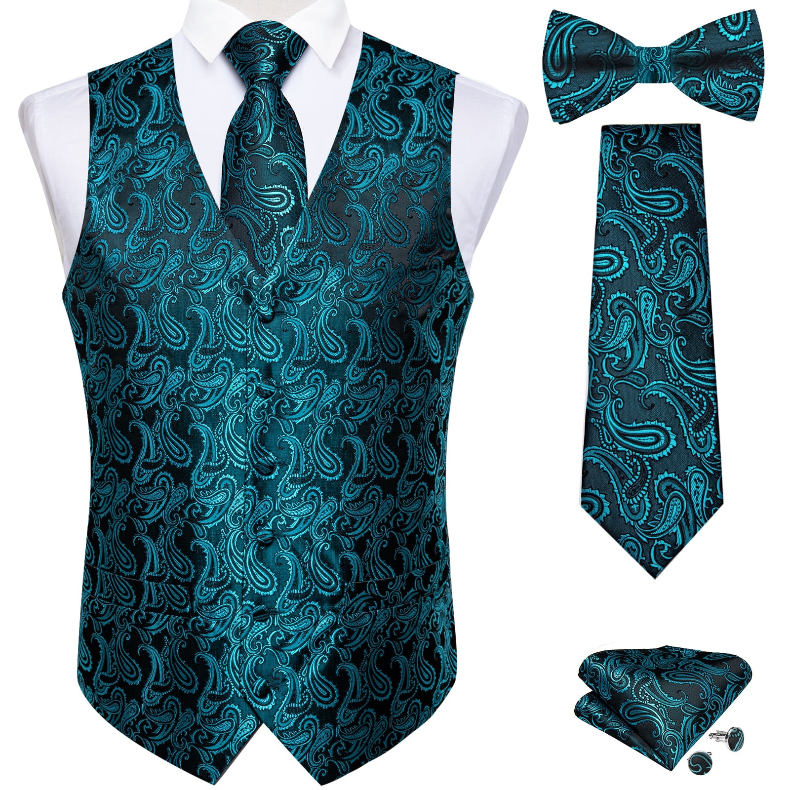 Classic Suit Vest Tie Set