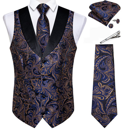 Mens Clothing Blazer Vest Set