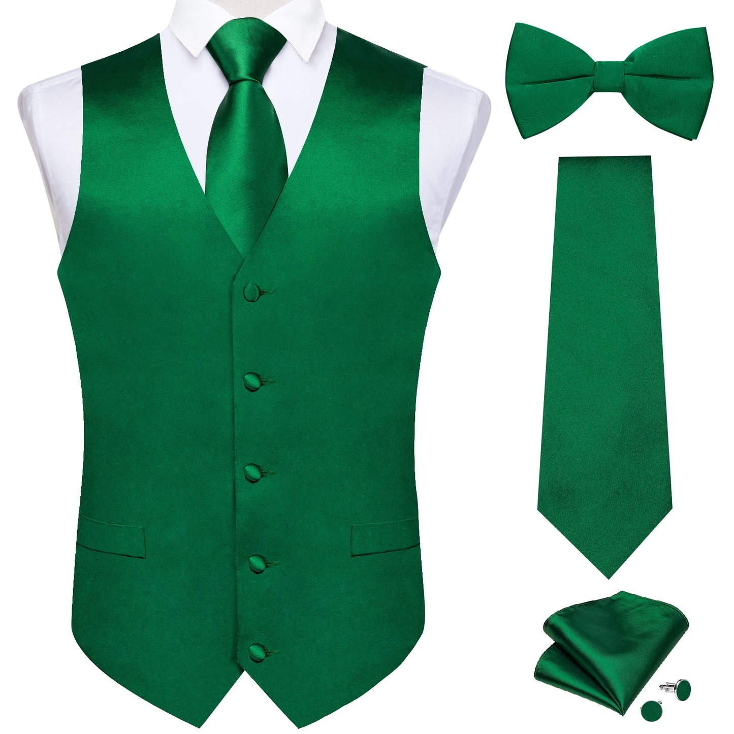 Classic Suit Vest Tie Set